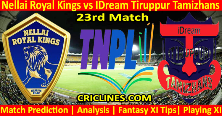 Today Match Prediction-NRK vs IDT-TNPL T20 2024-23rd Match-Who Will Win