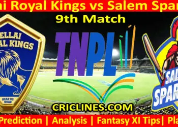 Today Match Prediction-NRK vs SS-TNPL T20 2024-9th Match-Who Will Win