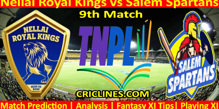 Today Match Prediction-NRK vs SS-TNPL T20 2024-9th Match-Who Will Win