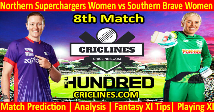 Today Match Prediction-Northern Superchargers Women vs Southern Brave Women-The Hundred Womens Competition 2024-8th Match-Who Will Win