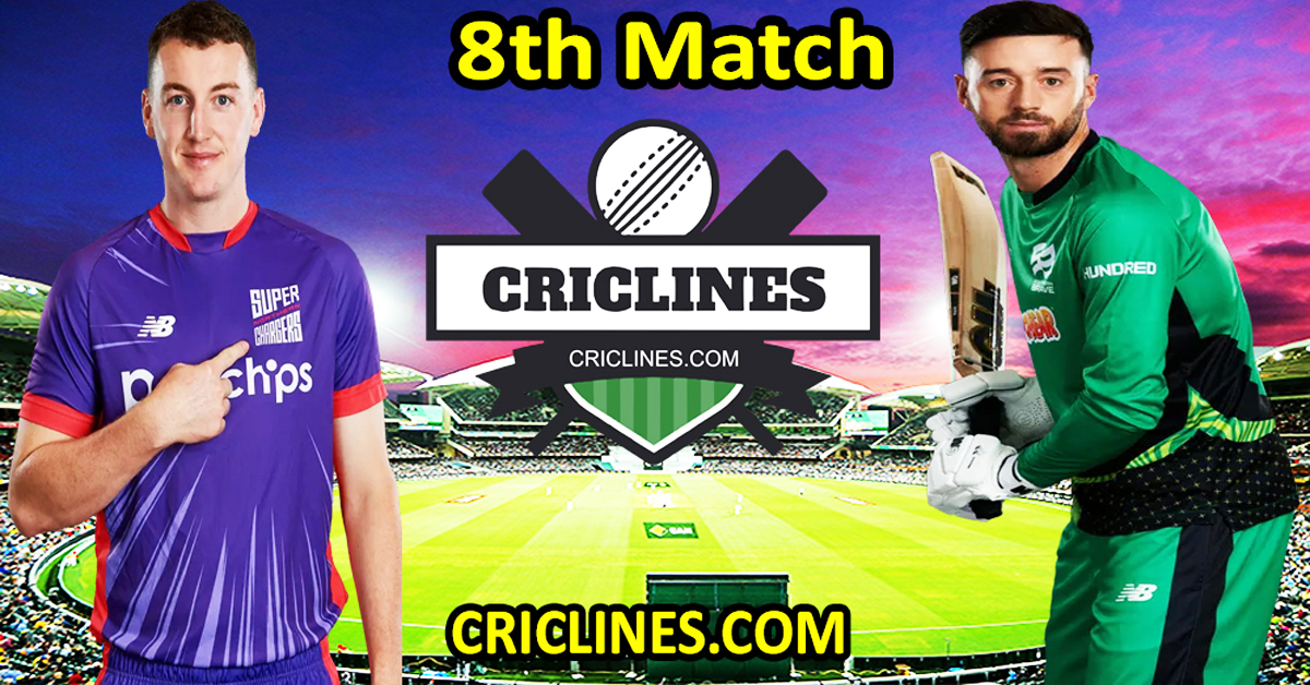 Today Match Prediction-Northern Superchargers vs Southern Brave-The Hundred League-2024-8th Match-Who Will Win