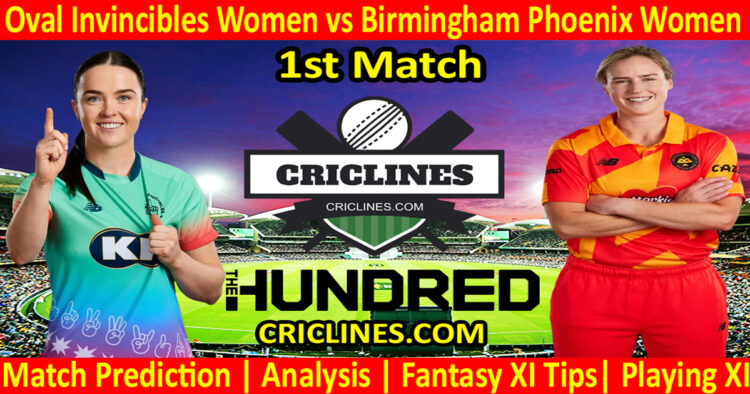 Today Match Prediction-OVIW vs BPXW-The Hundred Womens Competition 2024-1st Match-Who Will Win