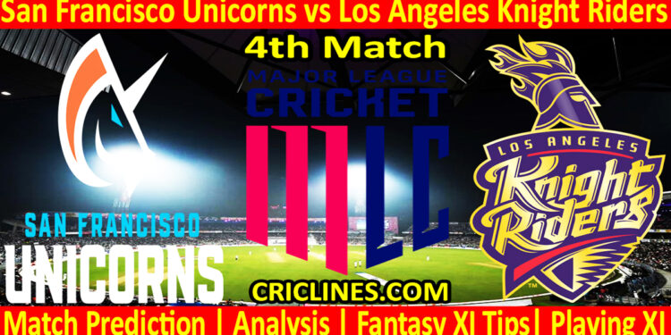 Today Match Prediction-SFU vs LAKR-MLC T20 2024-4th Match-Who Will Win