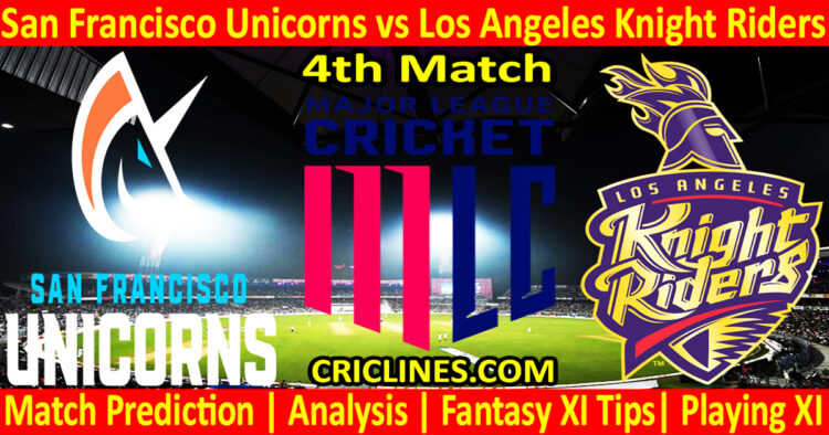 Today Match Prediction-SFU vs LAKR-MLC T20 2024-4th Match-Who Will Win