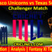 Today Match Prediction-SFU vs TSK-MLC T20 2024-Challenger Match-Who Will Win