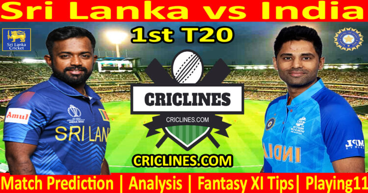 Today Match Prediction-SL vs IND-Dream11-1st T20 Match-2024-Who Will Win