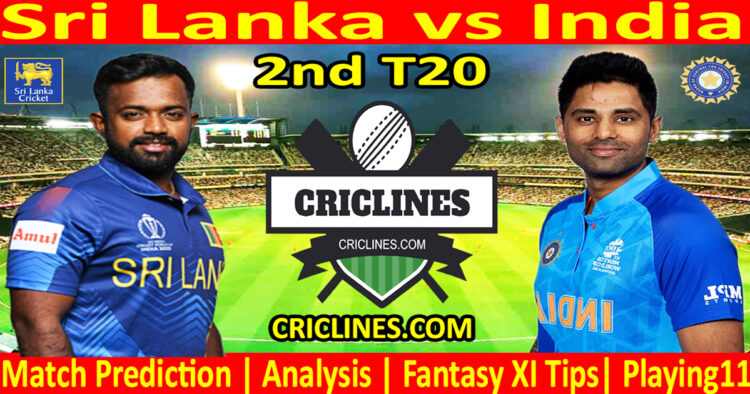 Today Match Prediction-SL vs IND-Dream11-2nd T20 Match-2024-Who Will Win