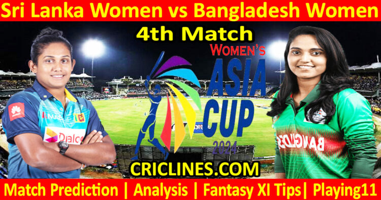 Today Match Prediction-SLW vs BANW-Womens Asia Cup-2024-4th Match-Who Will Win