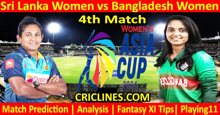 Today Match Prediction-SLW vs BANW-Womens Asia Cup-2024-4th Match-Who Will Win