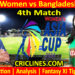 Today Match Prediction-SLW vs BANW-Womens Asia Cup-2024-4th Match-Who Will Win