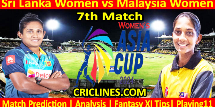 Today Match Prediction-SLW vs MALW-Womens Asia Cup-2024-7th Match-Who Will Win