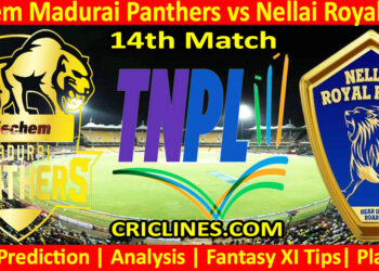 Today Match Prediction-SMP vs NRK-TNPL T20 2024-14th Match-Who Will Win