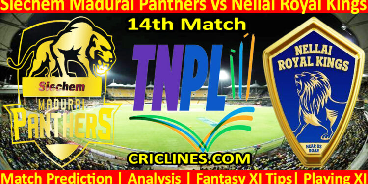Today Match Prediction-SMP vs NRK-TNPL T20 2024-14th Match-Who Will Win
