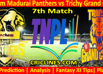 Today Match Prediction-SMP vs TGC-TNPL T20 2024-7th Match-Who Will Win