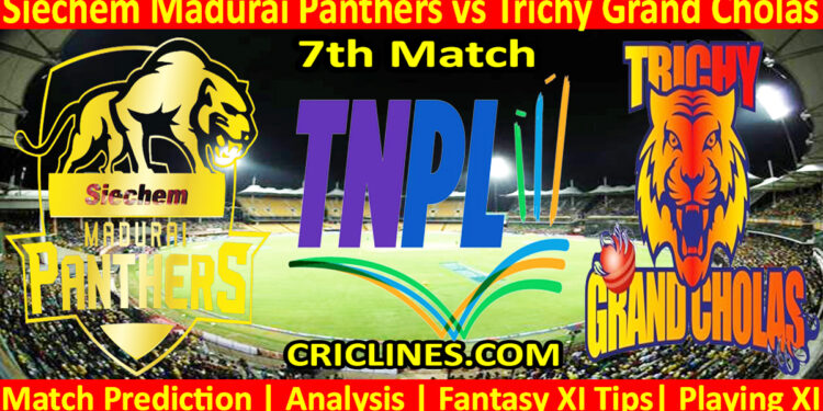 Today Match Prediction-SMP vs TGC-TNPL T20 2024-7th Match-Who Will Win