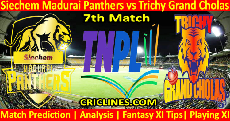 Today Match Prediction-SMP vs TGC-TNPL T20 2024-7th Match-Who Will Win