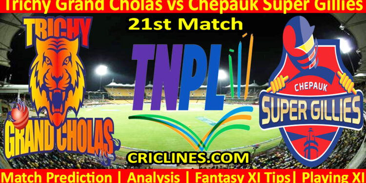 Today Match Prediction-TGC vs CSG-TNPL T20 2024-21st Match-Who Will Win