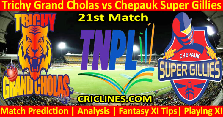 Today Match Prediction-TGC vs CSG-TNPL T20 2024-21st Match-Who Will Win