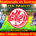 Today Match Prediction-TNS vs SJS-Dream11-GT20-2024-7th Match-Who Will Win