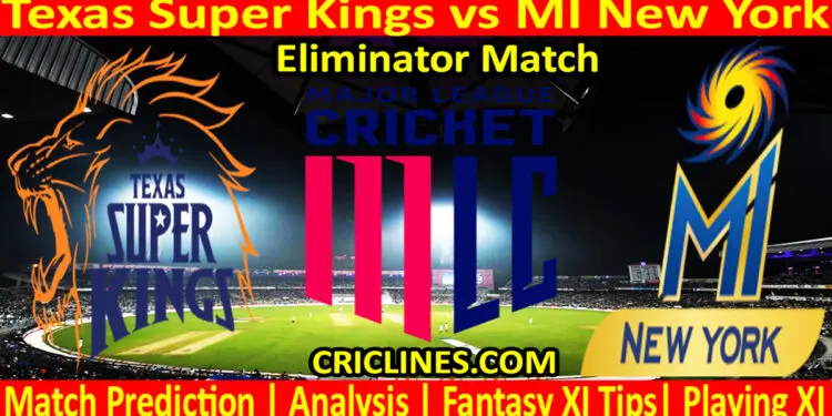 Today Match Prediction-TSK vs MINY-MLC T20 2024-Eliminator Match-Who Will Win