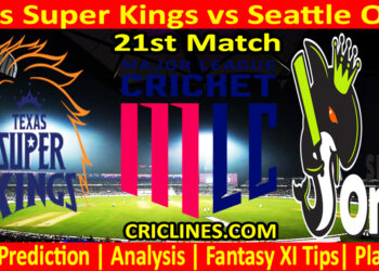 Today Match Prediction-TSK vs SO-MLC T20 2024-21st Match-Who Will Win