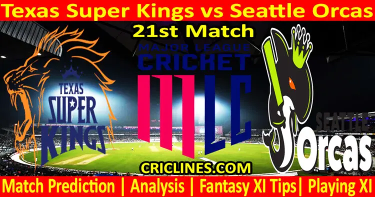 Today Match Prediction-TSK vs SO-MLC T20 2024-21st Match-Who Will Win