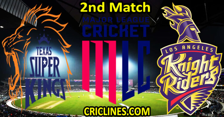 Today Match Prediction-Texas Super Kings vs Los Angeles Knight Riders-MLC T20 2024-2nd Match-Who Will Win