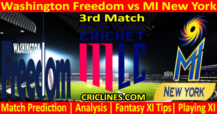 Today Match Prediction-WAF vs MINY-MLC T20 2024-3rd Match-Who Will Win