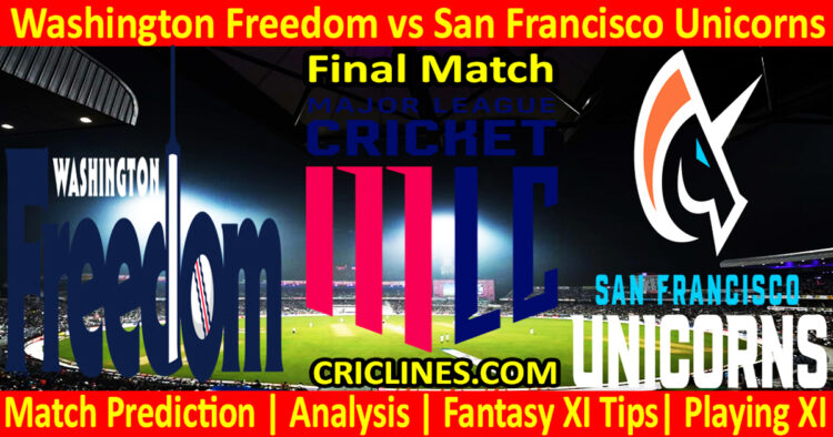 Today Match Prediction-WAF vs SFU-MLC T20 2024-Final Match-Who Will Win