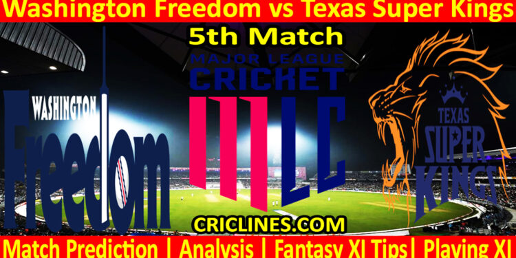 Today Match Prediction-WAF vs TSK-MLC T20 2024-5th Match-Who Will Win