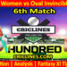 Today Match Prediction-Welsh Fire Women vs Oval Invincibles Women-The Hundred Womens Competition 2024-6th Match-Who Will Win