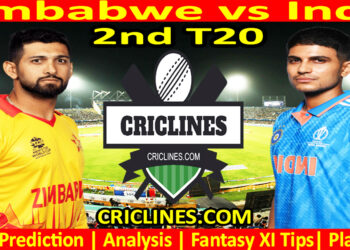 Today Match Prediction-ZIM vs IND-2nd T20-2024-Dream11-Who Will Win