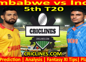 Today Match Prediction-ZIM vs IND-5th T20-2024-Dream11-Who Will Win