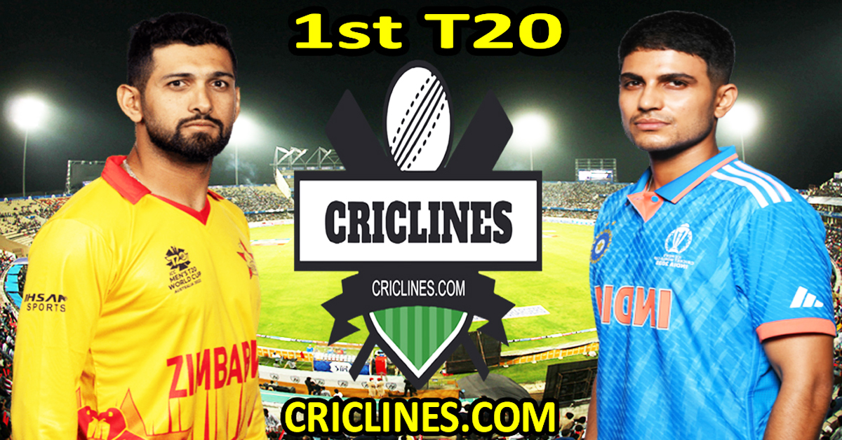 Today Match Prediction-Zimbabwe vs India-1st T20-2024-Dream11-Who Will Win