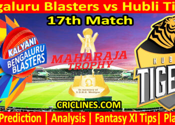 Today Match Prediction-BBS vs HTS-Dream11-Maharaja Trophy KSCA T20-2024-17th Match-Who Will Win