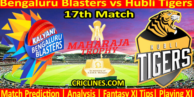 Today Match Prediction-BBS vs HTS-Dream11-Maharaja Trophy KSCA T20-2024-17th Match-Who Will Win