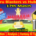 Today Match Prediction-BBS vs HTS-Dream11-Maharaja Trophy KSCA T20-2024-17th Match-Who Will Win