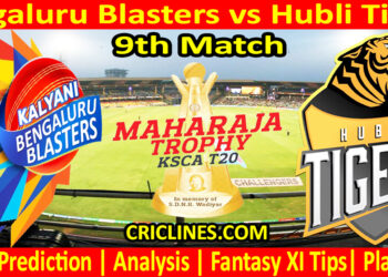 Today Match Prediction-BBS vs HTS-Dream11-Maharaja Trophy KSCA T20-2024-9th Match-Who Will Win