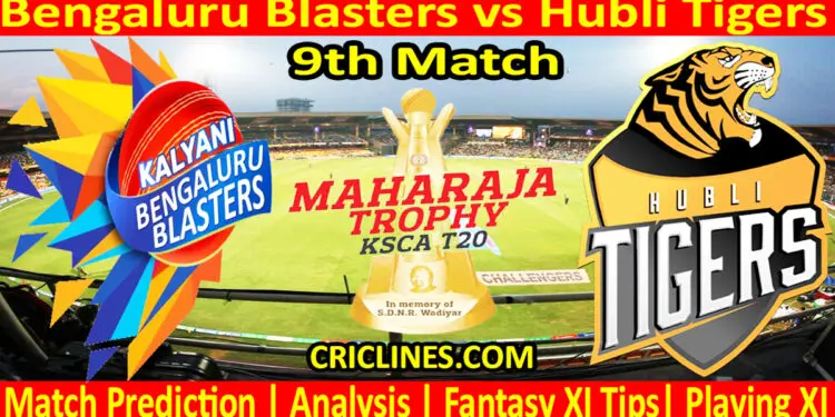 Today Match Prediction-BBS vs HTS-Dream11-Maharaja Trophy KSCA T20-2024-9th Match-Who Will Win