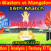 Today Match Prediction-BBS vs MDS-Dream11-Maharaja Trophy KSCA T20-2024-16th Match-Who Will Win