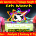 Today Match Prediction-BRSW vs TKRW-WCPL T20 2024-6th Match-Who Will Win