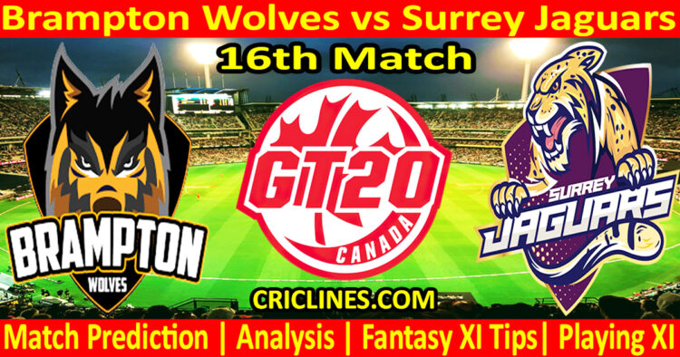 Today Match Prediction-BWS vs SJS-Dream11-GT20-2024-16th Match-Who Will Win