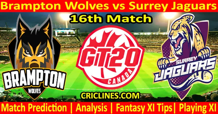 Today Match Prediction-BWS vs SJS-Dream11-GT20-2024-16th Match-Who Will Win