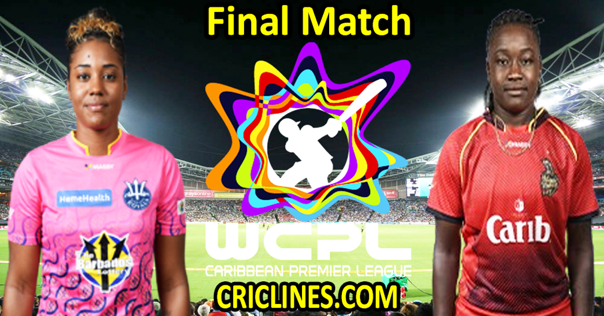 Today Match Prediction-Barbados Royals Women vs Trinbago Knight Riders Women-WCPL T20 2024-Final Match-Who Will Win