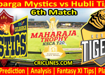 Today Match Prediction-GMS vs HTS-Dream11-Maharaja Trophy KSCA T20-2024-6th Match-Who Will Win