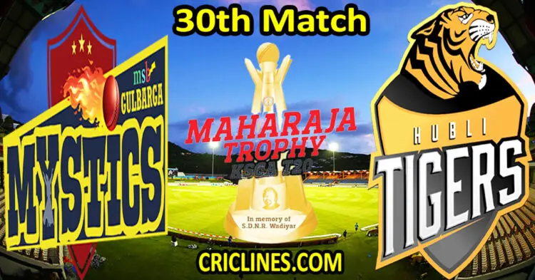 Today Match Prediction-GMS vs HTS-Dream11-Maharaja Trophy KSCA T20-2024-30th Match-Who Will Win