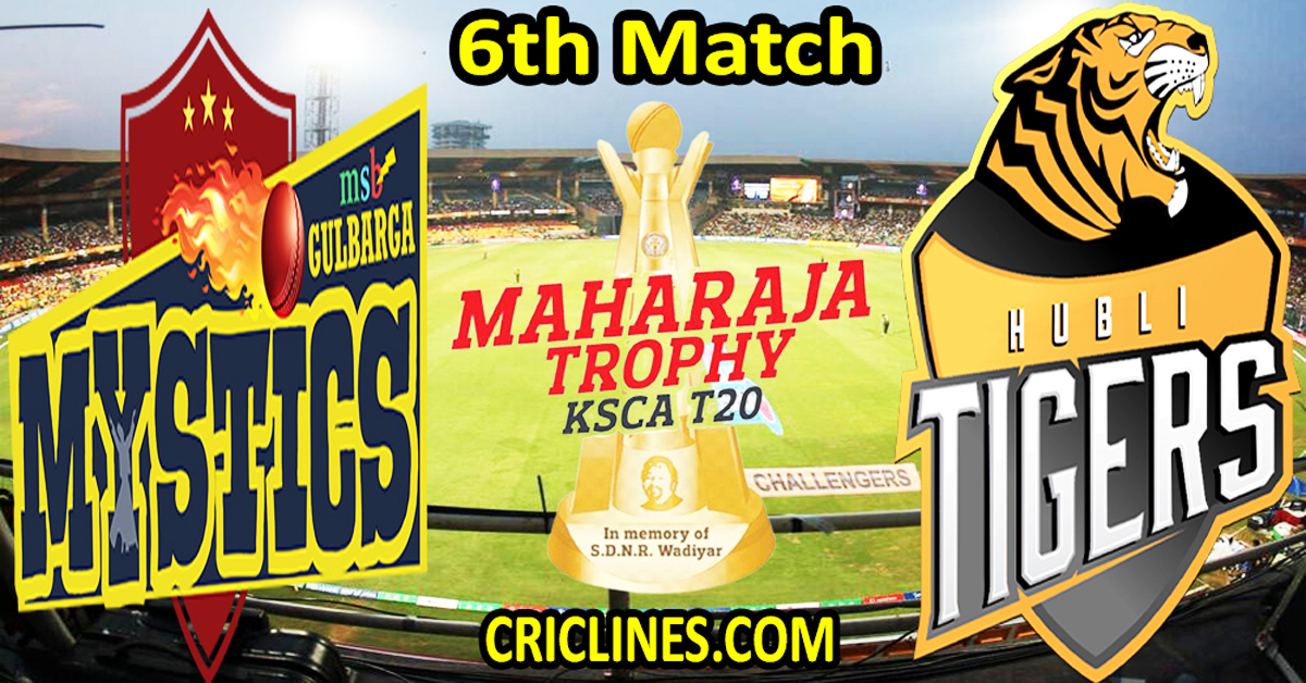 In the present day Match Prediction-GMS vs HTS-Dream11-Maharaja Trophy KSCA T20-2024-Sixth Match-Who Will Win