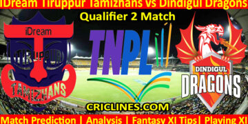 Today Match Prediction-IDT vs DID-TNPL T20 2024-Qualifier 2 Match-Who Will Win