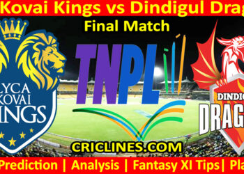 Today Match Prediction-LKK vs DID-TNPL T20 2024-Final Match-Who Will Win