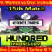 Today Match Prediction-London Spirit Women vs Oval Invincibles Women-The Hundred Womens Competition 2024-14th Match-Who Will Win